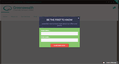 Desktop Screenshot of greenswealthcorp.com