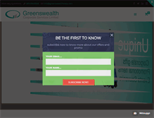 Tablet Screenshot of greenswealthcorp.com